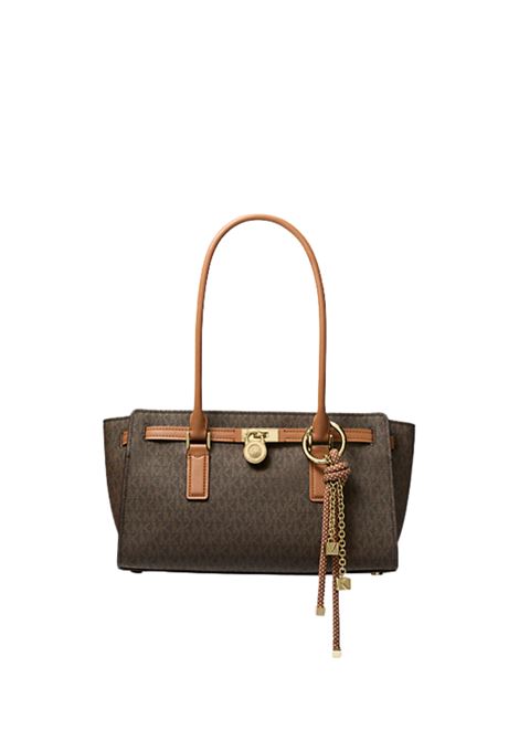 Borsa Hamilton con logo Michael Kors | 30F5GNXT0B252